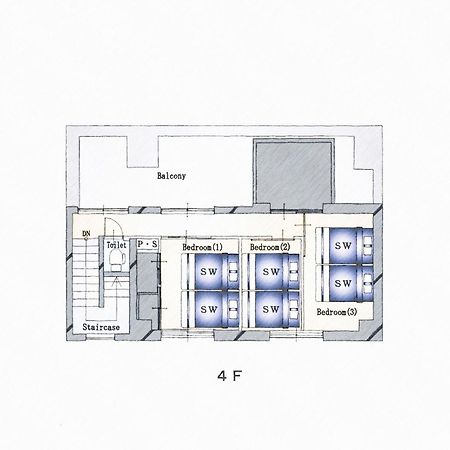 SHINOBY'S INN 中野新橋/2 min/3 bedrooms 東京都 外观 照片